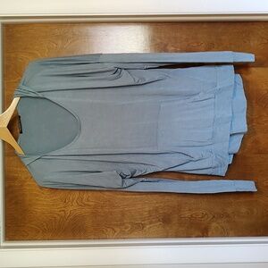 Marisa Kenson Blue Viscose hoodie NWT size small